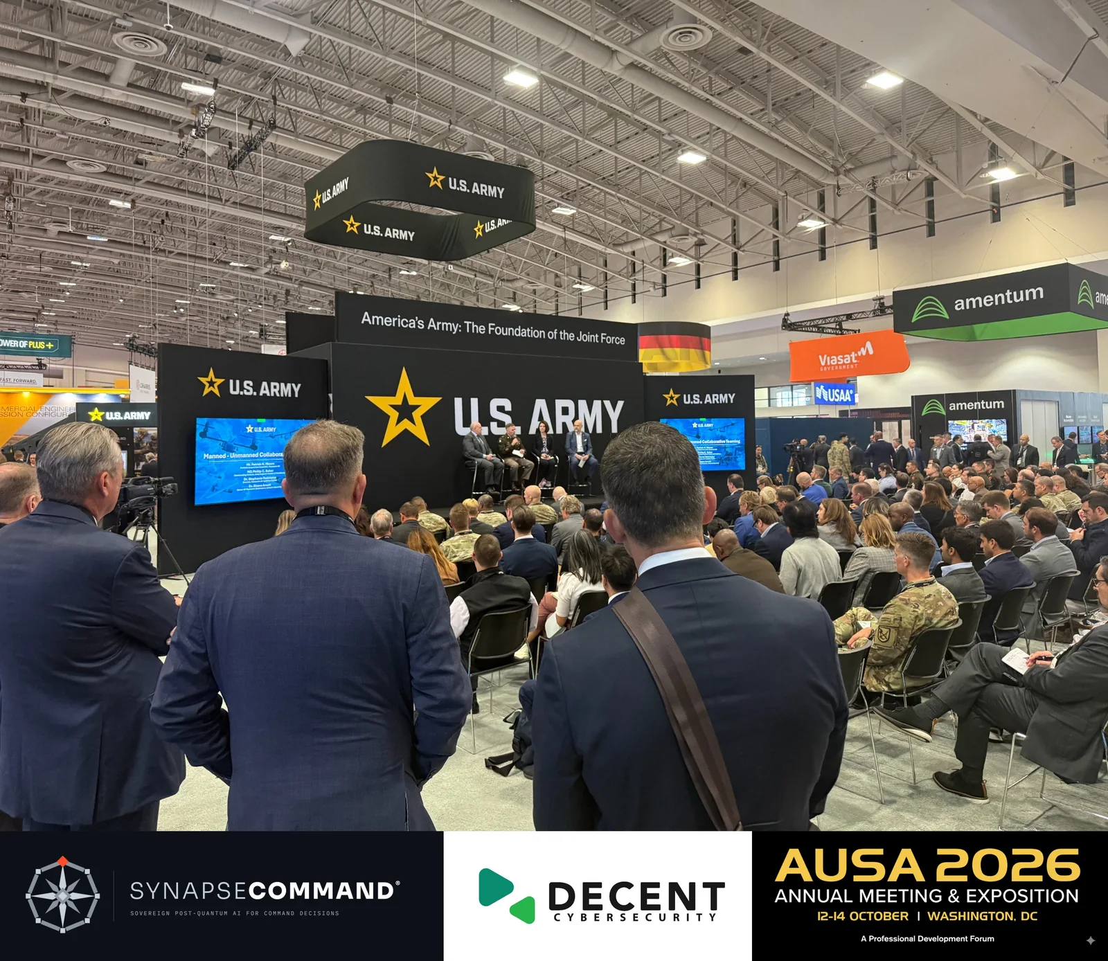 U.S. Army panel and audience at AUSA 2026 in Washington, D.C.