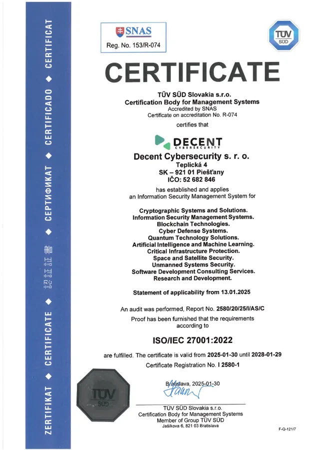 Preview of ISO/IEC 27001:2022 (SK)
