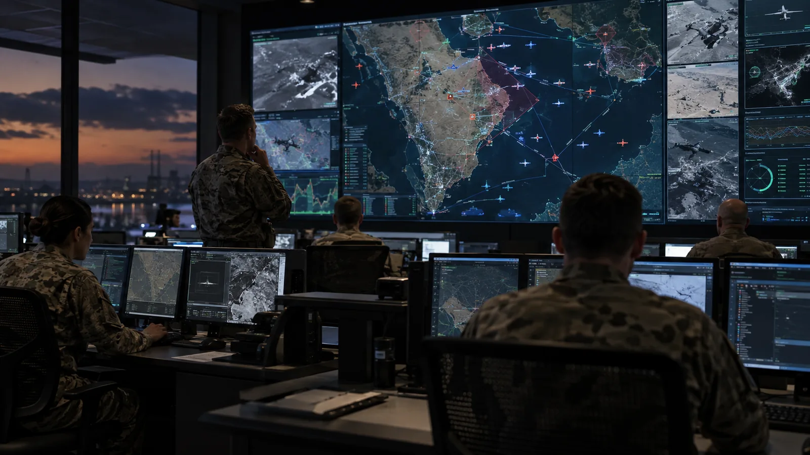 Maven Smart System and AI-enabled military command-and-control environment