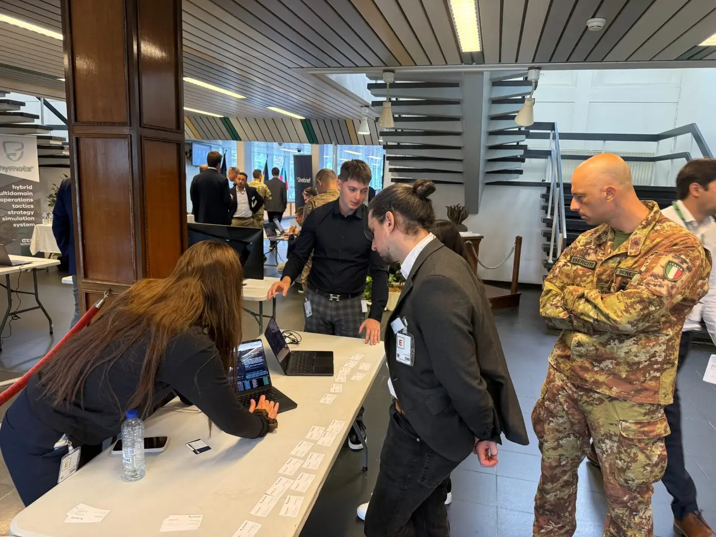 SynapseCommand being demonstrated during NATO's FIGHT TONIGHT event at SHAPE